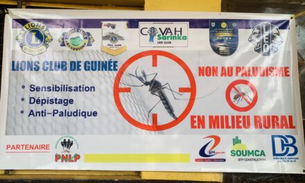 LIONS CLUB DE GUINEE :CAMPAGNE DE SENSIBILISATION ET DU DEPISTAGE DU PALUDISME A KATAKO