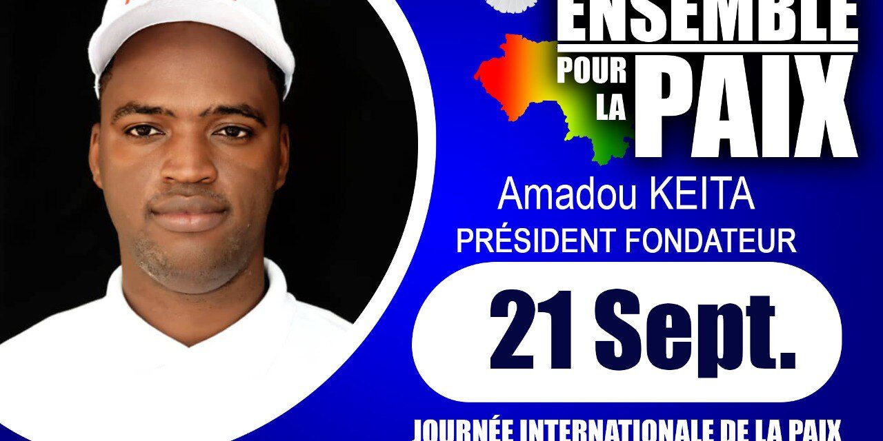 21 Septembre : Message de paix du Président Fondateur du Phoenix International Club M.Amadou KEITA à l’occasion de la journée internationale de la paix