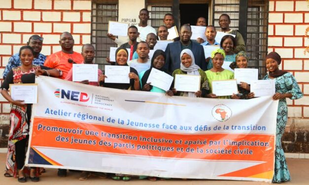 REPUBLIQUE DE GUINEE : LEJEPAD RENFORCE LES CAPACITES DES JEUNES POUR UNE TRANSITION INCLUSIVE ET APAISEE
