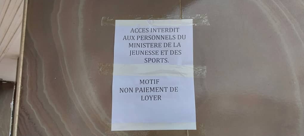 Fermeture des locaux du ministère des Sports : Arriérés de loyer et bras de fer entre le ministère et le bailleur