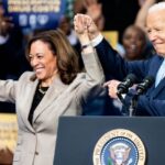 USA:LA FUTURE CANDIDATE KAMALA HARRIS EN CAMPAGNE A LA VEILLE D’UNE CONVENTION DEMOCRATE SOUS HAUTE SECURITE