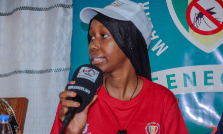 Discours de madame Kadiatou Balde Présidente de Malaria and NTDs Youth Corps Senegal