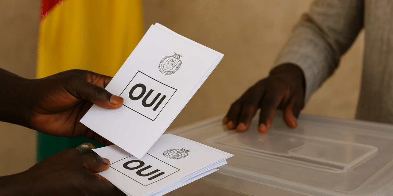 Guinée : le « OUI » l’emporte massivement au référendum constitutionnel, la République se redessine