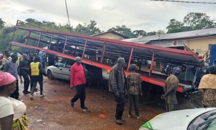 Tornade à N’Zérékoré : deux blessés, dégâts matériels et panique dans la commune