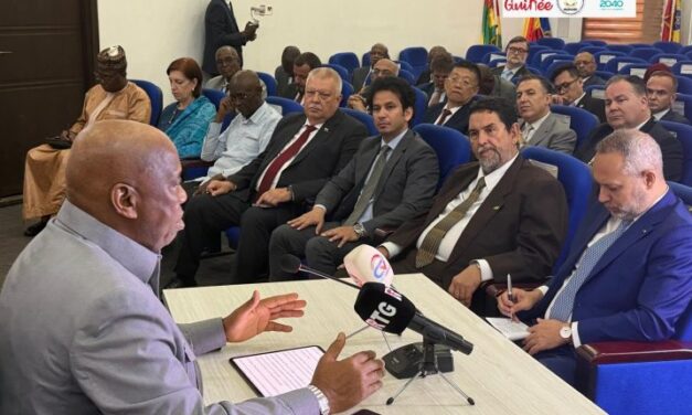 Guinée : Morissanda Kouyaté assume la dissolution de 40 partis politiques devant les diplomates